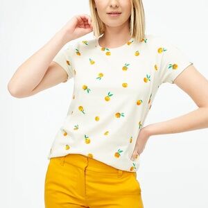 J.Crew Orange-print Graphic Tee